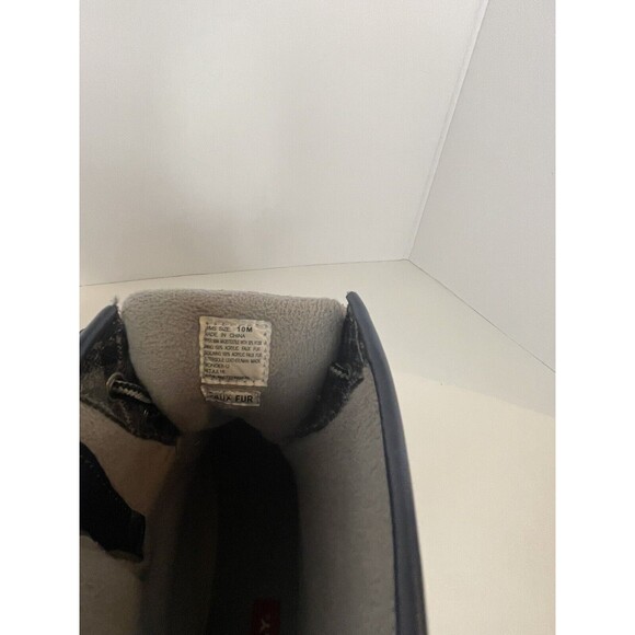 UNIONBAY  Duck Boots Size 10 Navy Plaid Rubber Sole - Picture 5 of 5